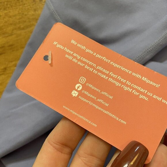 Mipaws Women's High Waisted Buttery Soft Leggings with Pockets 35''Length SizeXL - Picture 7 of 7